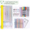 image:imageMr Pen Clear Pencil Pouch 850x425 3 Pack Durable TPU Material  Medium WaterResistant Pencil Bags with Smooth Zipper Multipurpose Clear Pouch for Stationery School OfficeMorandi