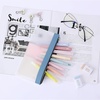 image:imageMr Pen Clear Pencil Pouch 850x425 3 Pack Durable TPU Material  Medium WaterResistant Pencil Bags with Smooth Zipper Multipurpose Clear Pouch for Stationery School OfficeVivid Earth