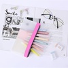 image:imageMr Pen Clear Pencil Pouch 850x425 3 Pack Durable TPU Material  Medium WaterResistant Pencil Bags with Smooth Zipper Multipurpose Clear Pouch for Stationery School OfficePink Shades