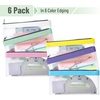 image:imageMr Pen Clear Pencil Pouch 850x425 3 Pack Durable TPU Material  Medium WaterResistant Pencil Bags with Smooth Zipper Multipurpose Clear Pouch for Stationery School OfficeMorandi