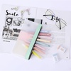 image:imageMr Pen Clear Pencil Pouch 850x425 3 Pack Durable TPU Material  Medium WaterResistant Pencil Bags with Smooth Zipper Multipurpose Clear Pouch for Stationery School OfficePastel