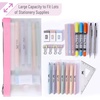 image:imageMr Pen Clear Pencil Pouch 850x425 3 Pack Durable TPU Material  Medium WaterResistant Pencil Bags with Smooth Zipper Multipurpose Clear Pouch for Stationery School OfficeCandy