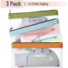 image:imageMr Pen Clear Pencil Pouch 850x425 3 Pack Durable TPU Material  Medium WaterResistant Pencil Bags with Smooth Zipper Multipurpose Clear Pouch for Stationery School OfficeEarthy