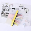 image:imageMr Pen Clear Pencil Pouch 850x425 3 Pack Durable TPU Material  Medium WaterResistant Pencil Bags with Smooth Zipper Multipurpose Clear Pouch for Stationery School OfficeAutumn