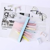 image:imageMr Pen Clear Pencil Pouch 850x425 3 Pack Durable TPU Material  Medium WaterResistant Pencil Bags with Smooth Zipper Multipurpose Clear Pouch for Stationery School OfficeSoft Pastel