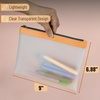 image:imageMr Pen Clear Pencil Pouch 850x425 3 Pack Durable TPU Material  Medium WaterResistant Pencil Bags with Smooth Zipper Multipurpose Clear Pouch for Stationery School OfficeSunset Harmony