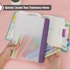 image:imageMr Pen Clear Pencil Pouch 9 x 688 3 Pack Durable TPU Material  Large WaterResistant Pencil Bags with Smooth Zipper Multipurpose Clear Pouch for Stationery School Office