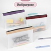 image:imageMr Pen Clear Pencil Pouch 9 x 688 3 Pack Durable TPU Material  Large WaterResistant Pencil Bags with Smooth Zipper Multipurpose Clear Pouch for Stationery School Office