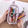 image:imageMr Pen Clear Pencil Pouch Large Capacity Makeup Pouch  Clear Pen Pencil Case Cosmetics Bag MultiPurpose for Travel School Teen Girls Transparent Stationary BagPink