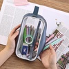 image:imageMr Pen Clear Pencil Pouch Large Capacity Makeup Pouch  Clear Pen Pencil Case Cosmetics Bag MultiPurpose for Travel School Teen Girls Transparent Stationary BagBlue