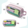 image:imageMr Pen Clear Pencil Pouch Large Capacity Makeup Pouch  Clear Pen Pencil Case Cosmetics Bag MultiPurpose for Travel School Teen Girls Transparent Stationary BagPink