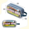 image:imageMr Pen Clear Pencil Pouch Large Capacity Makeup Pouch  Clear Pen Pencil Case Cosmetics Bag MultiPurpose for Travel School Teen Girls Transparent Stationary BagBlue