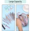image:imageMr Pen Clear Pencil Pouch Large Capacity Makeup Pouch  Clear Pen Pencil Case Cosmetics Bag MultiPurpose for Travel School Teen Girls Transparent Stationary BagPink