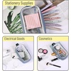 image:imageMr Pen Clear Pencil Pouch Large Capacity Makeup Pouch  Clear Pen Pencil Case Cosmetics Bag MultiPurpose for Travel School Teen Girls Transparent Stationary BagBlue