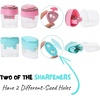 image:imageMr Pen Colorful Pencil Sharpeners with Lid 6 Pcs Cute Pencil Sharpeners  Pencil Sharpener for Kids Pencil Sharpeners for Students Manual Pencil Sharpener