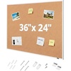 image:imageMr Pen Cork Board 18x24 Bulletin Board Board Pinboard  Cork Bulletin Board Cork Board for Wall Notice Board Bulletin Boards for Walls Framed Cork Board Push Pin BoardWhite Framed