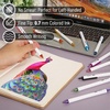 image:imageMr Pen Cute Ballpoint Pens Assorted Color Ink 07mm  10 Colorful Ink Ballpoint Pens with Case and 12 Refills Cute Pens for Journaling