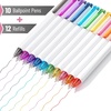 image:imageMr Pen Cute Ballpoint Pens Assorted Color Ink 07mm  10 Colorful Ink Ballpoint Pens with Case and 12 Refills Cute Pens for Journaling