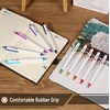 image:imageMr Pen Cute Ballpoint Pens Assorted Color Ink 07mm  10 Colorful Ink Ballpoint Pens with Case and 12 Refills Cute Pens for Journaling