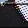 image:imageMr Pen Cute Ballpoint Pens Assorted Color Ink 07mm  10 Colorful Ink Ballpoint Pens with Case and 12 Refills Cute Pens for Journaling