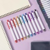 image:imageMr Pen Cute Ballpoint Pens Assorted Color Ink 07mm  10 Colorful Ink Ballpoint Pens with Case and 12 Refills Cute Pens for Journaling