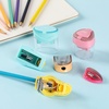 image:imageMr Pen Cute Pencil Sharpeners 6 Pcs Colorful Pencil Sharpeners with Lid Pencil Sharpener for Kids Pencil Sharpeners for Students Kids Pencil Sharpener Manual Pencil Sharpener