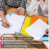 image:imageMr Pen Dividers for 3 Ring Binder 2 Sets 6 PackSet 12 pcs  Letter Size Binder Dividers with Tabs for Student Teacher Office Home OrganizersBright
