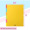 image:imageMr Pen Dividers for 3 Ring Binder 2 Sets 6 PackSet 12 pcs  Letter Size Binder Dividers with Tabs for Student Teacher Office Home OrganizersBright