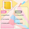 image:imageMr Pen Dividers for 3 Ring Binder 2 Sets 6 PackSet 12 pcs  Letter Size Binder Dividers with Tabs for Student Teacher Office Home OrganizersBright
