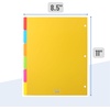 image:imageMr Pen Dividers for 3 Ring Binder 2 Sets 6 PackSet 12 pcs  Letter Size Binder Dividers with Tabs for Student Teacher Office Home OrganizersBright