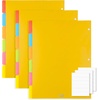image:imageMr Pen Dividers for 3 Ring Binder 2 Sets 6 PackSet 12 pcs  Letter Size Binder Dividers with Tabs for Student Teacher Office Home OrganizersBright
