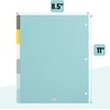 image:imageMr Pen Dividers for 3 Ring Binder 2 Sets 6 PackSet 12 pcs  Letter Size Binder Dividers with Tabs for Student Teacher Office Home OrganizersEarthlight
