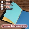 image:imageMr Pen Dividers for 3 Ring Binder 2 Sets 6 PackSet 12 pcs  Letter Size Binder Dividers with Tabs for Student Teacher Office Home OrganizersEnergetic