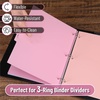 image:imageMr Pen Dividers for 3 Ring Binder 2 Sets 6 PackSet 12 pcs  Letter Size Binder Dividers with Tabs for Student Teacher Office Home OrganizersMisty
