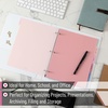 image:imageMr Pen Dividers for 3 Ring Binder 2 Sets 6 PackSet 12 pcs  Letter Size Binder Dividers with Tabs for Student Teacher Office Home OrganizersMisty