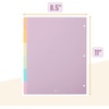 image:imageMr Pen Dividers for 3 Ring Binder 2 Sets 6 PackSet 12 pcs  Letter Size Binder Dividers with Tabs for Student Teacher Office Home OrganizersPastel
