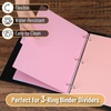 image:imageMr Pen Dividers for 3 Ring Binder 2 Sets 6 PackSet 12 pcs  Letter Size Binder Dividers with Tabs for Student Teacher Office Home OrganizersPastel