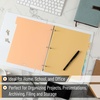 image:imageMr Pen Dividers for 3 Ring Binder 2 Sets 6 PackSet 12 pcs  Letter Size Binder Dividers with Tabs for Student Teacher Office Home OrganizersPastel