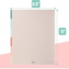 image:imageMr Pen Dividers for 3 Ring Binder 2 Sets 6 PackSet 12 pcs  Letter Size Binder Dividers with Tabs for Student Teacher Office Home OrganizersSpring