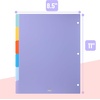 image:imageMr Pen Dividers for 3 Ring Binder 2 Sets 6 PackSet 12 pcs  Letter Size Binder Dividers with Tabs for Student Teacher Office Home OrganizersWinter
