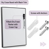 image:imageMr Pen Dry Erase Board 14 x 11 with a Black Dry Erase Marker  Aluminum Frame Gold Magnetic Small Mini White Board for Students Fridge Wall Locker Includes Double Sided TapesBlack