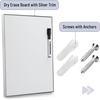 image:imageMr Pen Dry Erase Board 14 x 11 with a Black Dry Erase Marker  Aluminum Frame Gold Magnetic Small Mini White Board for Students Fridge Wall Locker Includes Double Sided TapesSilver