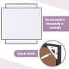 image:imageMr Pen Dry Erase Board 14 x 11 with a Black Dry Erase Marker  Aluminum Frame Gold Magnetic Small Mini White Board for Students Fridge Wall Locker Includes Double Sided TapesBlack