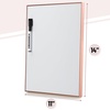 image:imageMr Pen Dry Erase Board 14 x 11 with a Black Dry Erase Marker  Aluminum Frame Gold Magnetic Small Mini White Board for Students Fridge Wall Locker Includes Double Sided TapesRose Gold