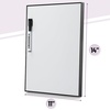 image:imageMr Pen Dry Erase Board 14 x 11 with a Black Dry Erase Marker  Aluminum Frame Gold Magnetic Small Mini White Board for Students Fridge Wall Locker Includes Double Sided TapesBlack
