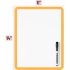 image:imageMr Pen Dry Erase Board 14 x 11 with a Black Dry Erase Marker  Green Frame Small Mini White Board for Students Fridge Wall Locker Includes Double Sided TapesOrange
