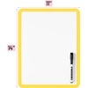 image:imageMr Pen Dry Erase Board 14 x 11 with a Black Dry Erase Marker  Green Frame Small Mini White Board for Students Fridge Wall Locker Includes Double Sided TapesYellow