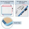 image:imageMr Pen Dry Erase Board 14 x 11 with a Black Dry Erase Marker  Green Frame Small Mini White Board for Students Fridge Wall Locker Includes Double Sided TapesPink Tide