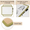 image:imageMr Pen Dry Erase Board 14 x 11 with a Black Dry Erase Marker  Green Frame Small Mini White Board for Students Fridge Wall Locker Includes Double Sided TapesOlive Green