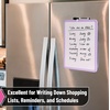 image:imageMr Pen Dry Erase Board 14 x 11 with a Black Dry Erase Marker  Green Frame Small Mini White Board for Students Fridge Wall Locker Includes Double Sided TapesPurple